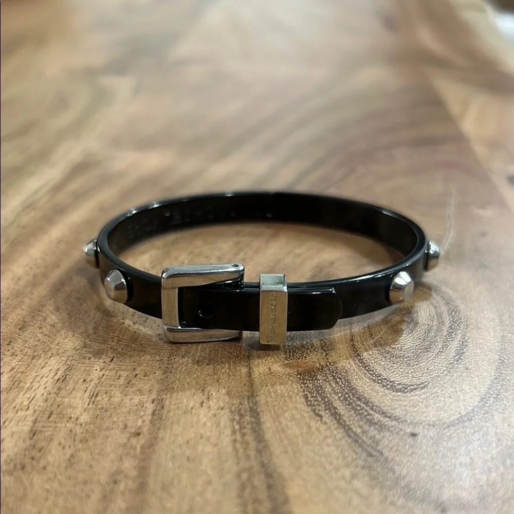 Michael Kors Black and Silver Astor Studded Bracelet - Picture 3 of 11
